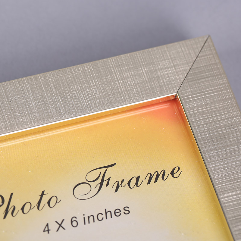 Simple golden folded rectangular wooden frame phase frame 008-2264