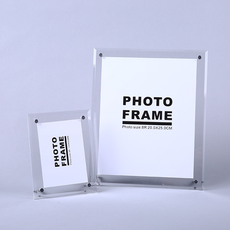 Simple rectangular transparent frame phase frame T01165