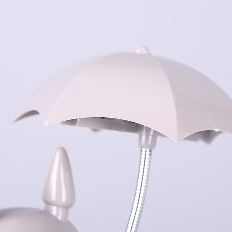 Modern minimalist chinchilla cute cartoon umbrella lamp lamp learning4