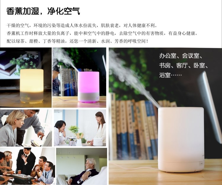 Chun Ying CHERN ultrasonic negative ion intelligent aromatherapy machine, humidifier, aromatherapy burner5