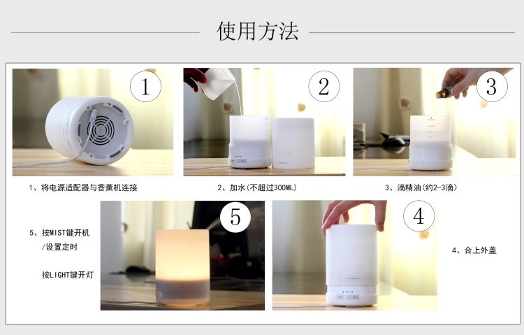 Chun Ying CHERN ultrasonic negative ion intelligent aromatherapy machine, humidifier, aromatherapy burner8