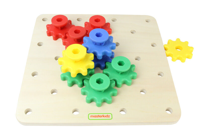Masterkidz beiside wood wooden puzzle game in early Enlightenment gear1
