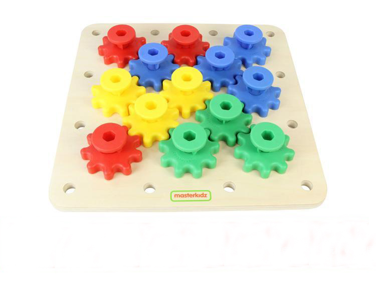 Masterkidz beiside wood wooden puzzle game in early Enlightenment gear3