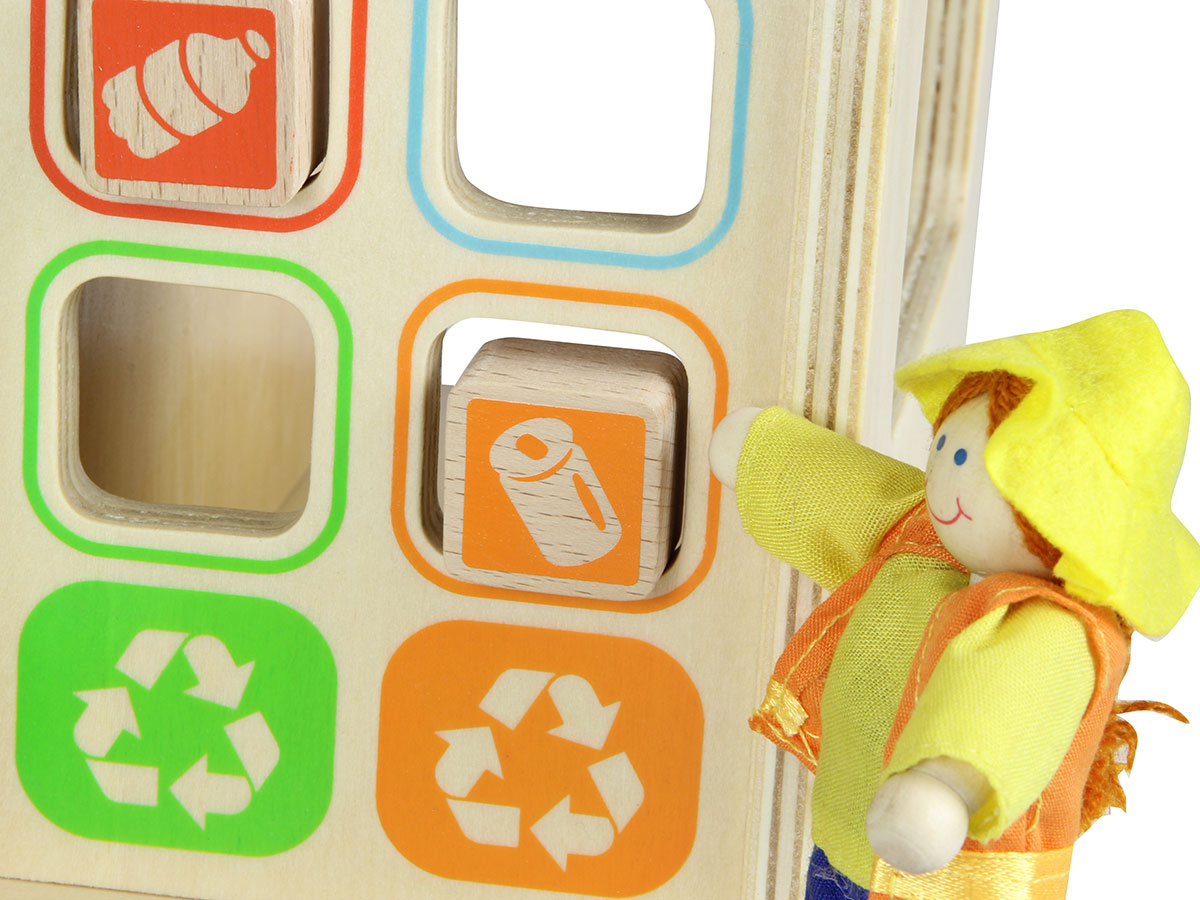Masterkidz beiside small wood recycling station game toys2