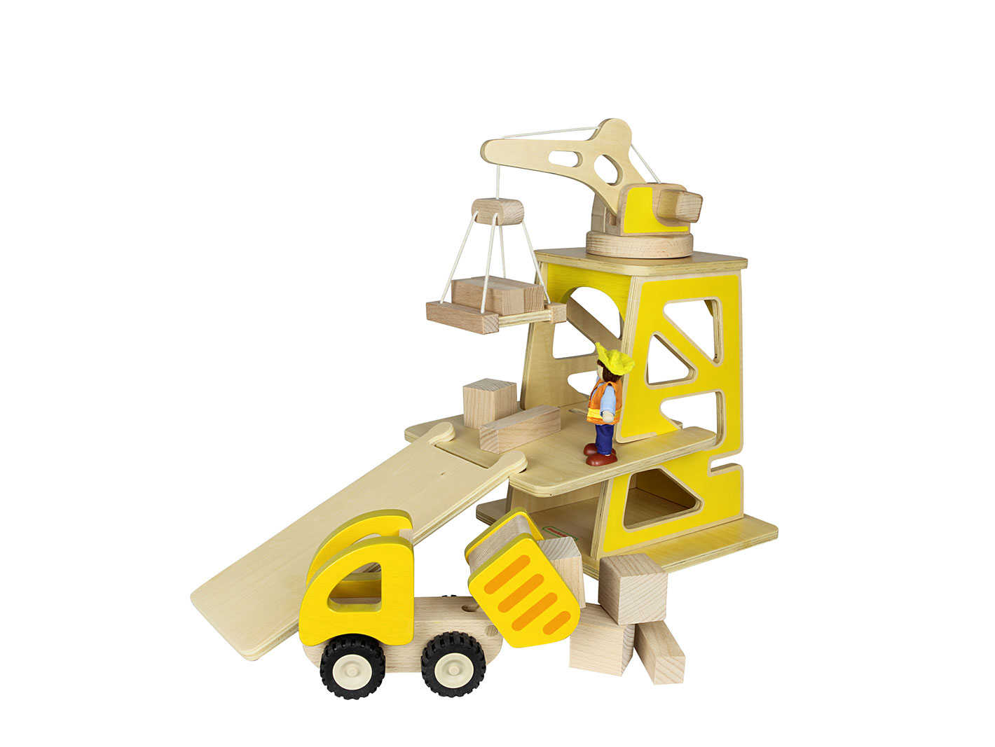 Masterkidz beiside small wooden construction site game toys1
