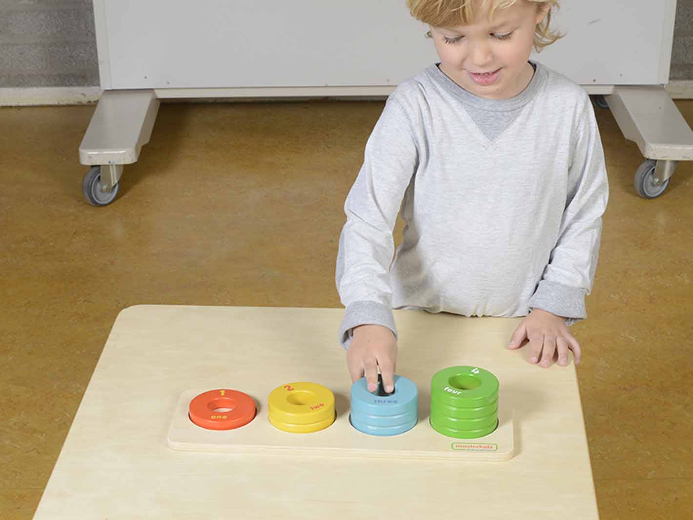 Bethd wood size concept learning board toys2