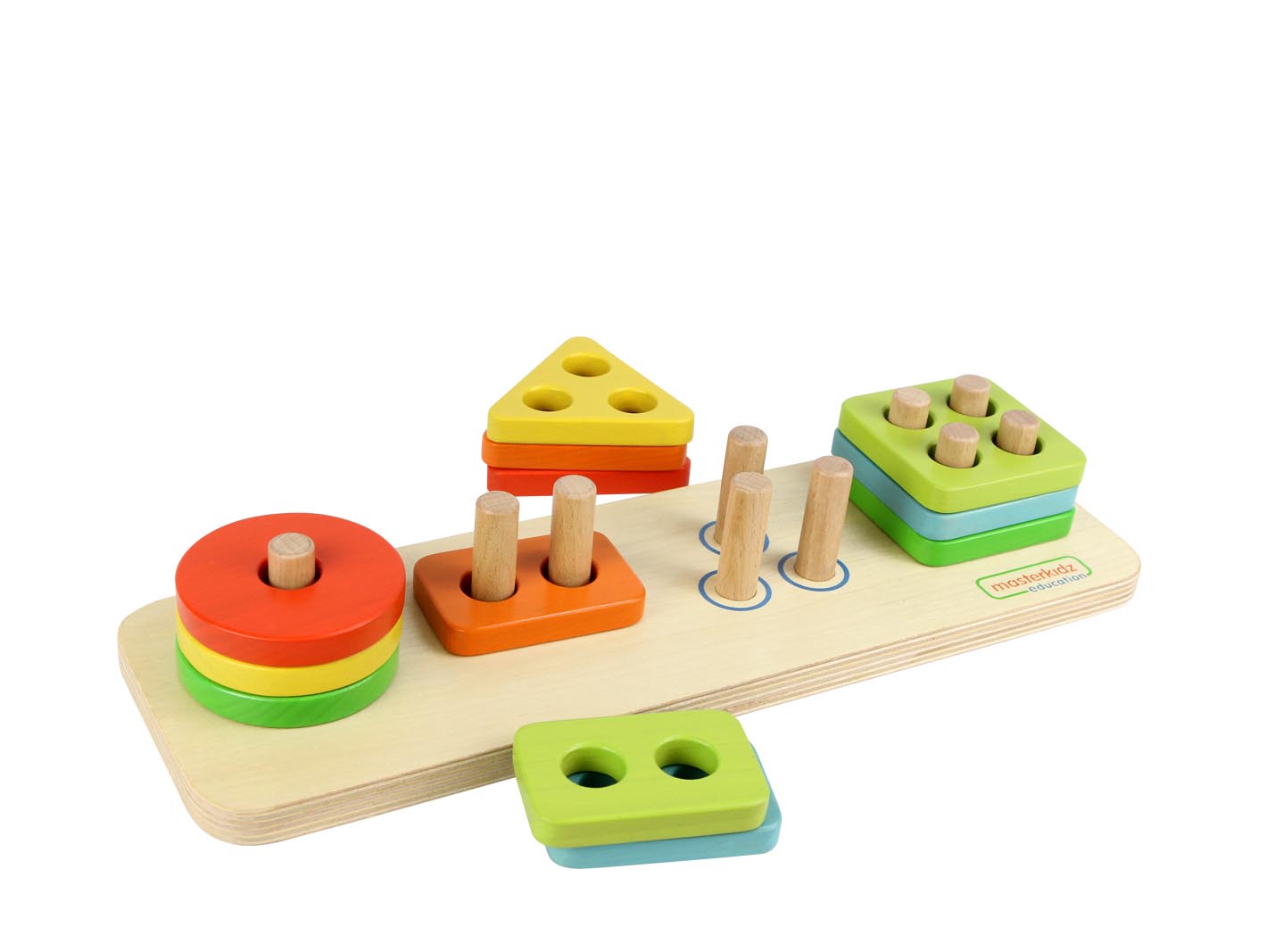 Bethd wooden pair stacked learning board toys1