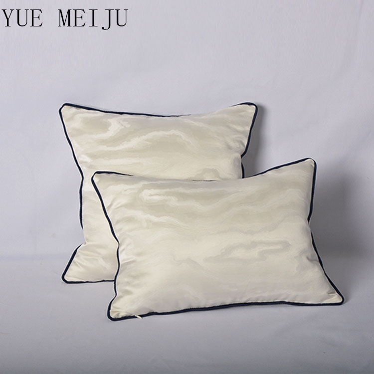 Yue Mei Ju new modern retro model room sofa pillow bright yellow blue color5