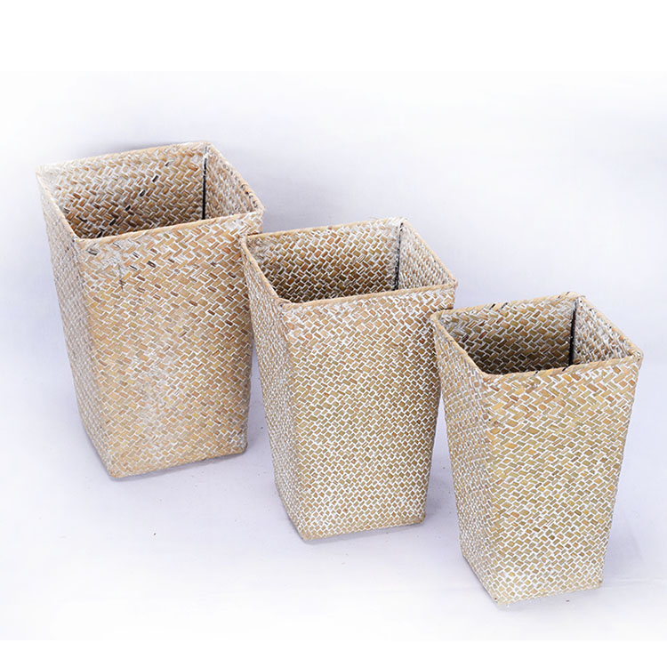 Simple creative handmade seaweed basket living room bedroom ornamental baskets3