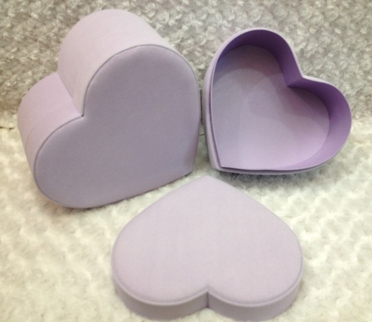 Two sets of high-end plush heart-shaped flowers for Valentine's Day gift box box Yongsheng wholesale custom gift box5