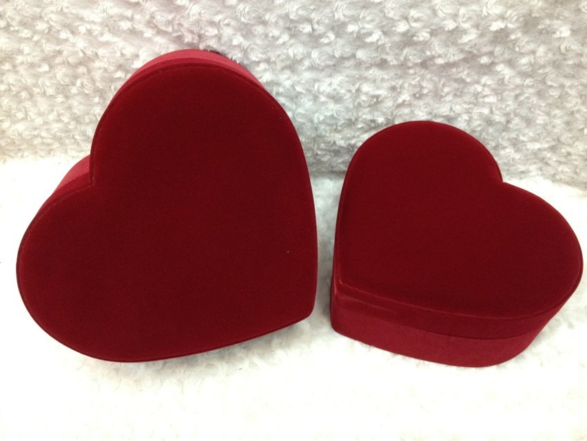 Two sets of high-end plush heart-shaped flowers for Valentine's Day gift box box Yongsheng wholesale custom gift box6