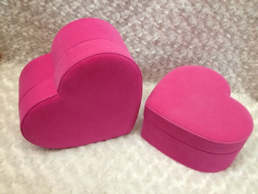 Two sets of high-end plush heart-shaped flowers for Valentine's Day gift box box Yongsheng wholesale custom gift box8