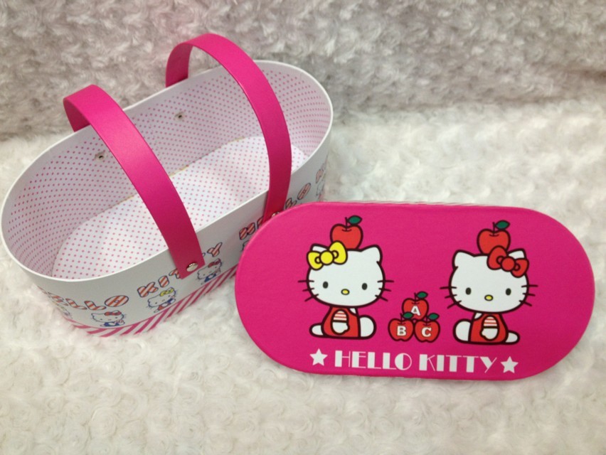 KT hand basket creative gift box of candy box arrangement for multipurpose storage box4