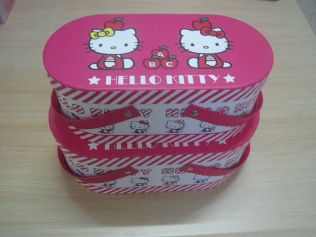 KT hand basket creative gift box of candy box arrangement for multipurpose storage box1