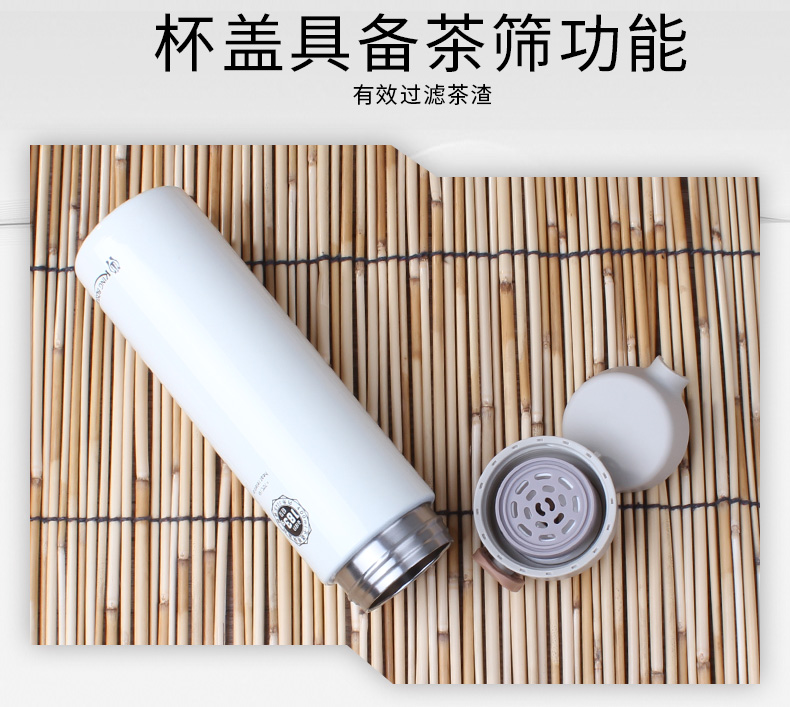 Jian Bao 304 light stainless steel vacuum thermos cup cup cover cup is not a portable portable ms.man2
