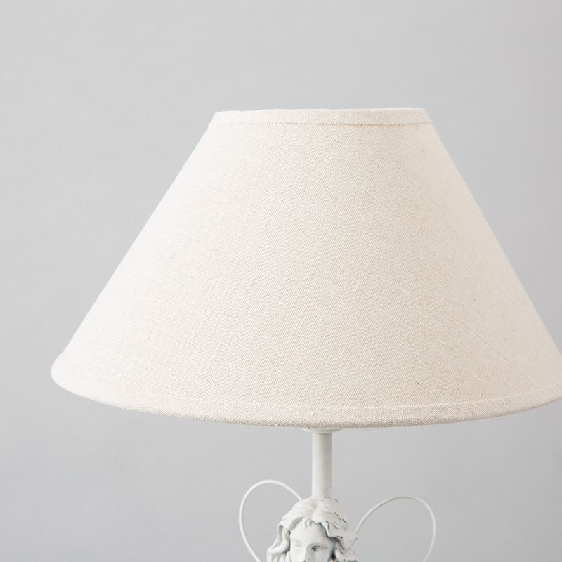 Simple creative white angel modeling bedroom lamp3