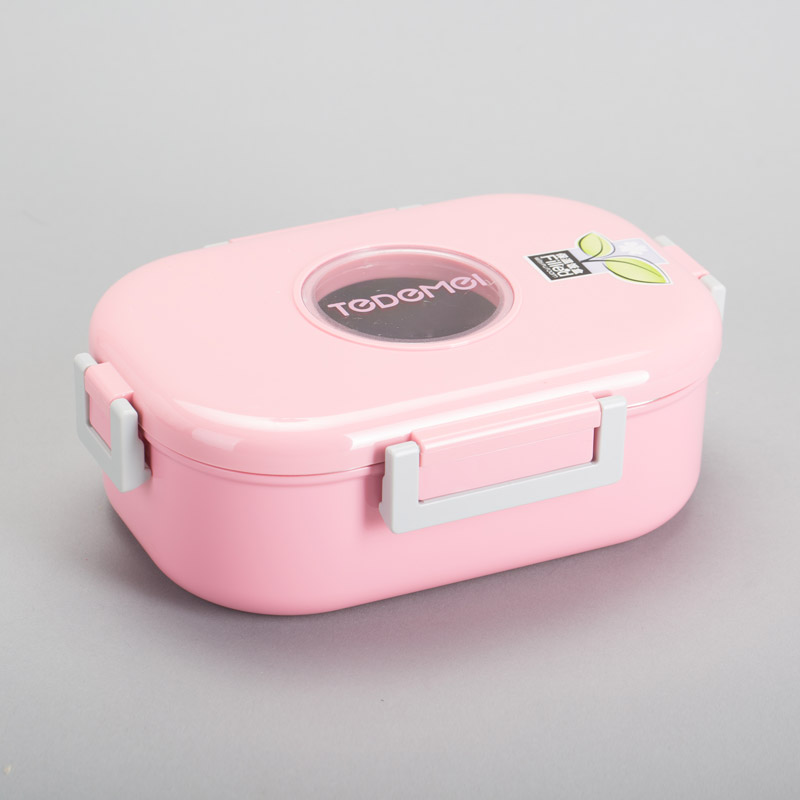 Special American single layer environment-friendly heat preservation lunch box 65353