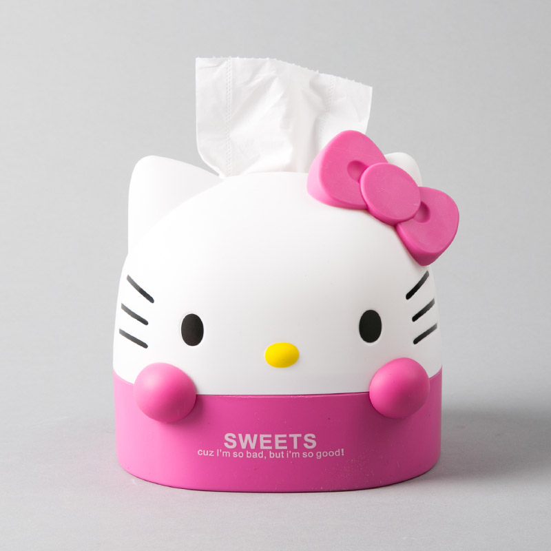 Western simplified cartoon Kitty paper towel box decoration box2