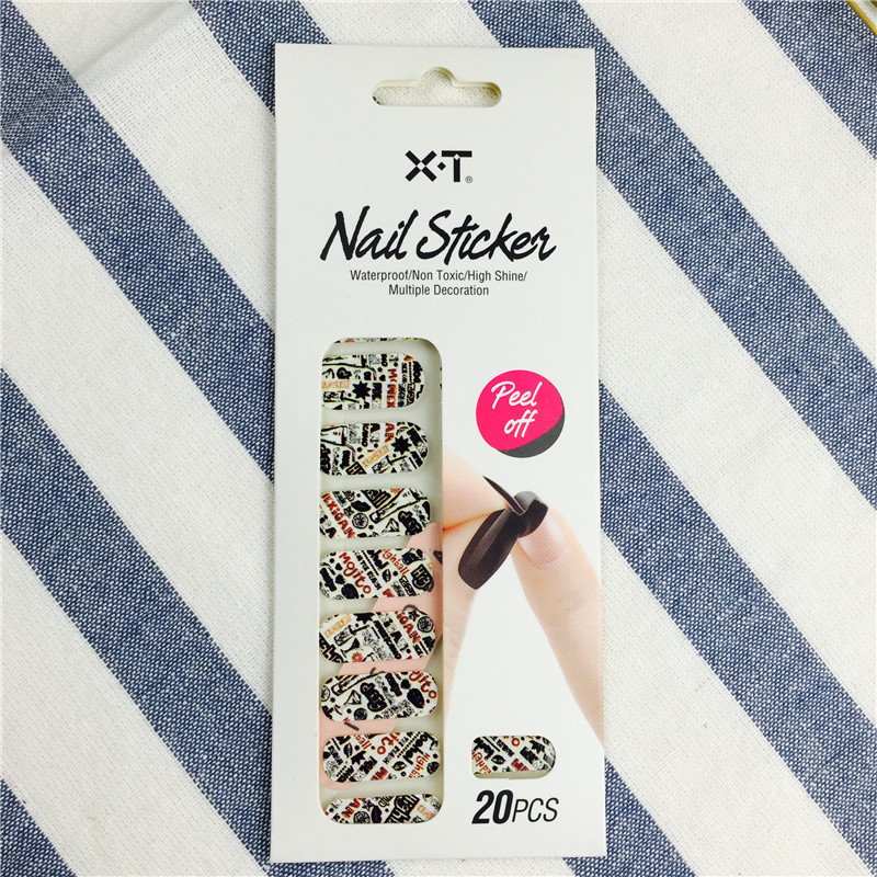 2017 the latest Tay nail sticker and sticker all paste environmental protection nail polish WMT0013