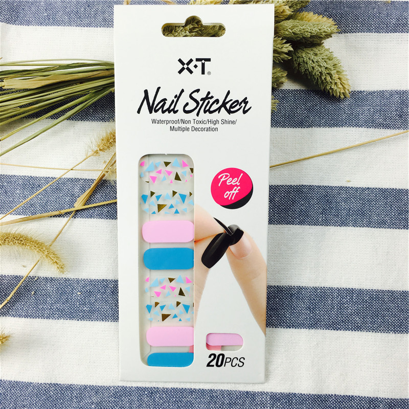 2017 the latest Tay nail sticker, nail sticker all attached to environmental protection nail polish, waterproof tide1