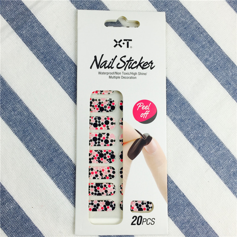 2017 the latest Tay nail sticker and sticker all paste environmental protection nail polish WMT0155