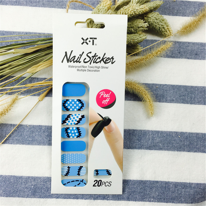 2017 the latest Tay nail sticker, nail sticker all attached to environmental protection nail polish, waterproof tide1