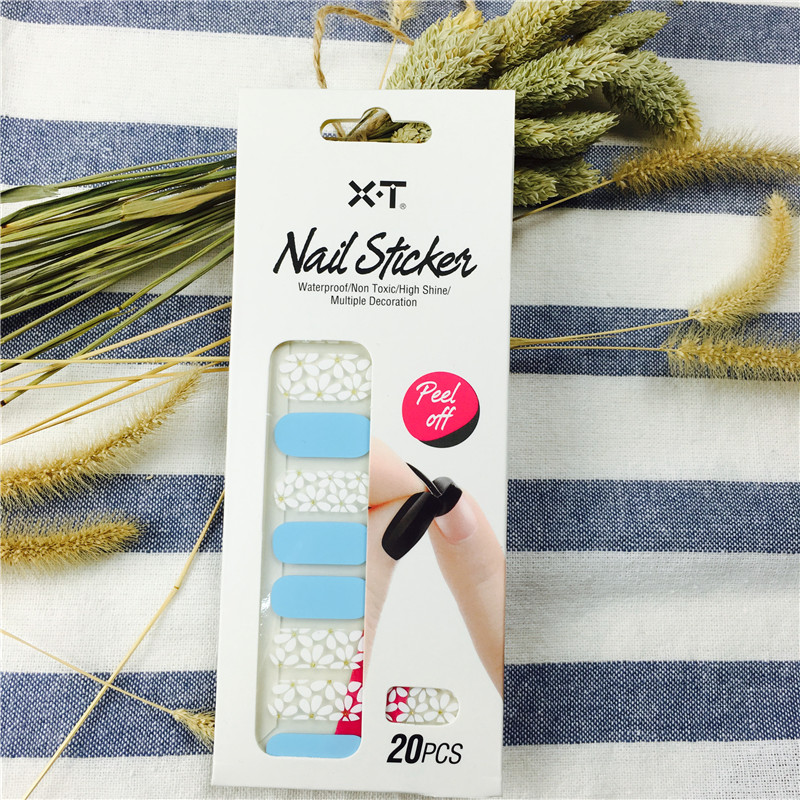 2017 the latest Tay nail sticker, nail sticker all attached to environmental protection nail polish, waterproof tide1
