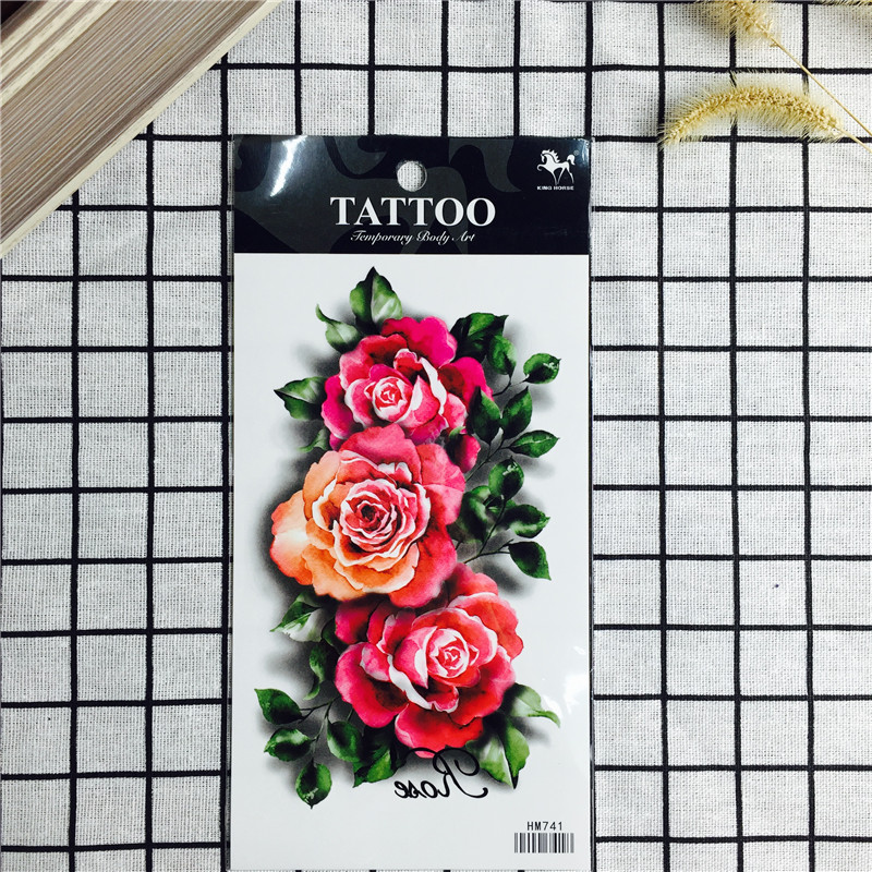 2017 new tattoo stickers for men and women waterproof and durable small fresh and fresh sexy body painting simulation tattoo paper3