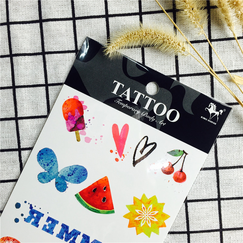 2017 new tattoo stickers for men and women waterproof and durable small fresh and fresh sexy body painting simulation tattoo paper5