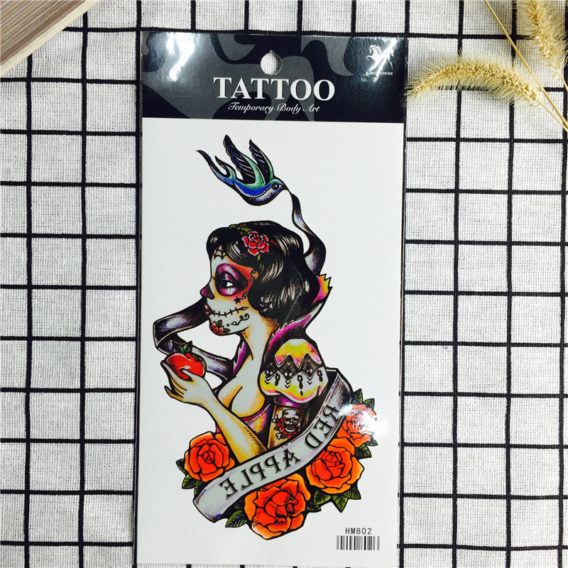 2017 new tattoo stickers for men and women waterproof and durable small fresh and fresh sexy body painting simulation tattoo paper3