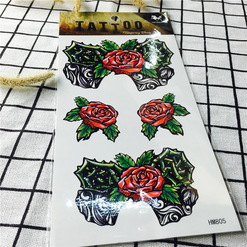 2017 new tattoo stickers for men and women waterproof and durable small fresh and fresh sexy body painting simulation tattoo paper2