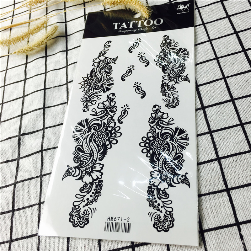 2017 new tattoo stickers for men and women waterproof and durable small fresh and fresh sexy body painting simulation tattoo paper2