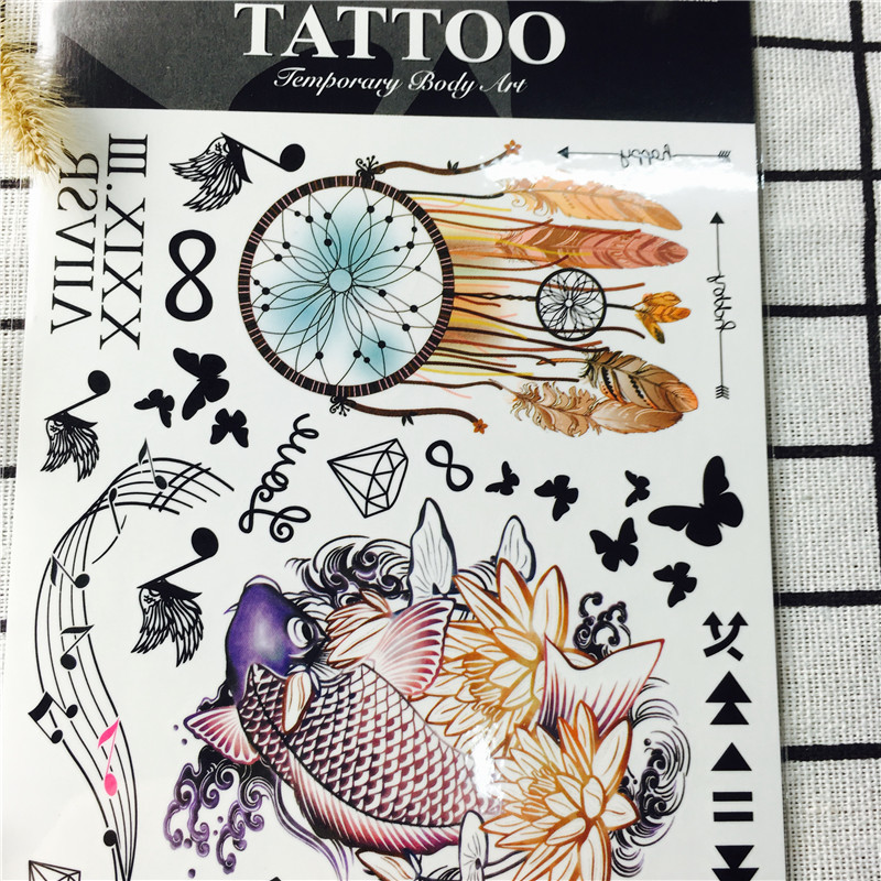 2017 new tattoo stickers for men and women waterproof and durable small fresh and fresh sexy body painting simulation tattoo paper4