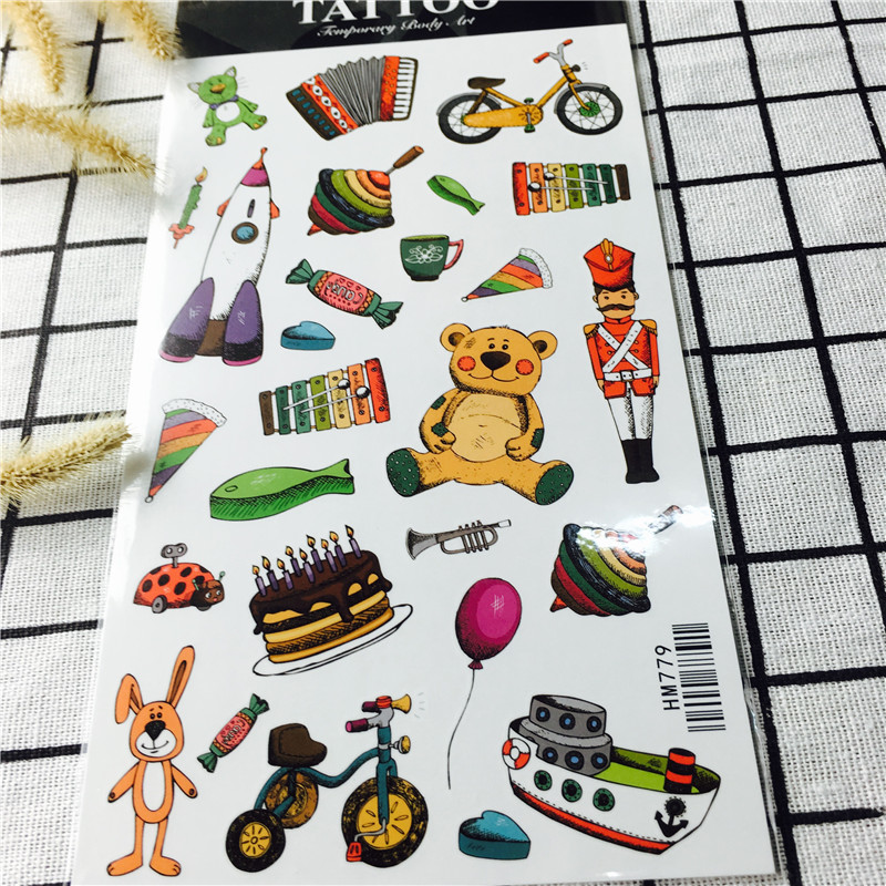 2017 new tattoo stickers for men and women waterproof and durable small fresh and fresh sexy body painting simulation tattoo paper2