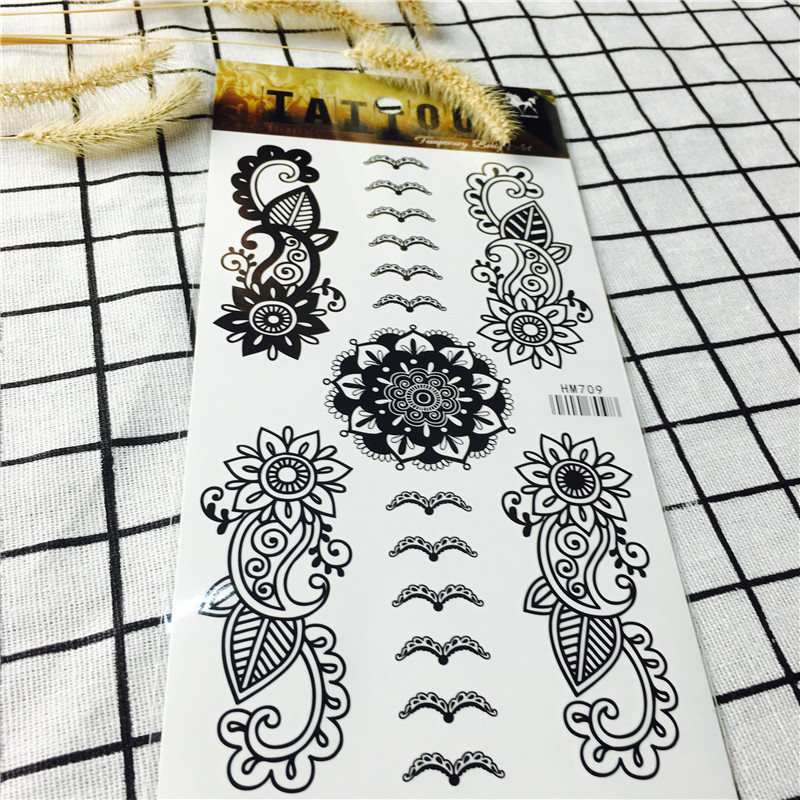 2017 new tattoo stickers for men and women waterproof and durable small fresh and fresh sexy body painting simulation tattoo paper3