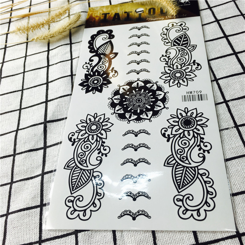 2017 new tattoo stickers for men and women waterproof and durable small fresh and fresh sexy body painting simulation tattoo paper4