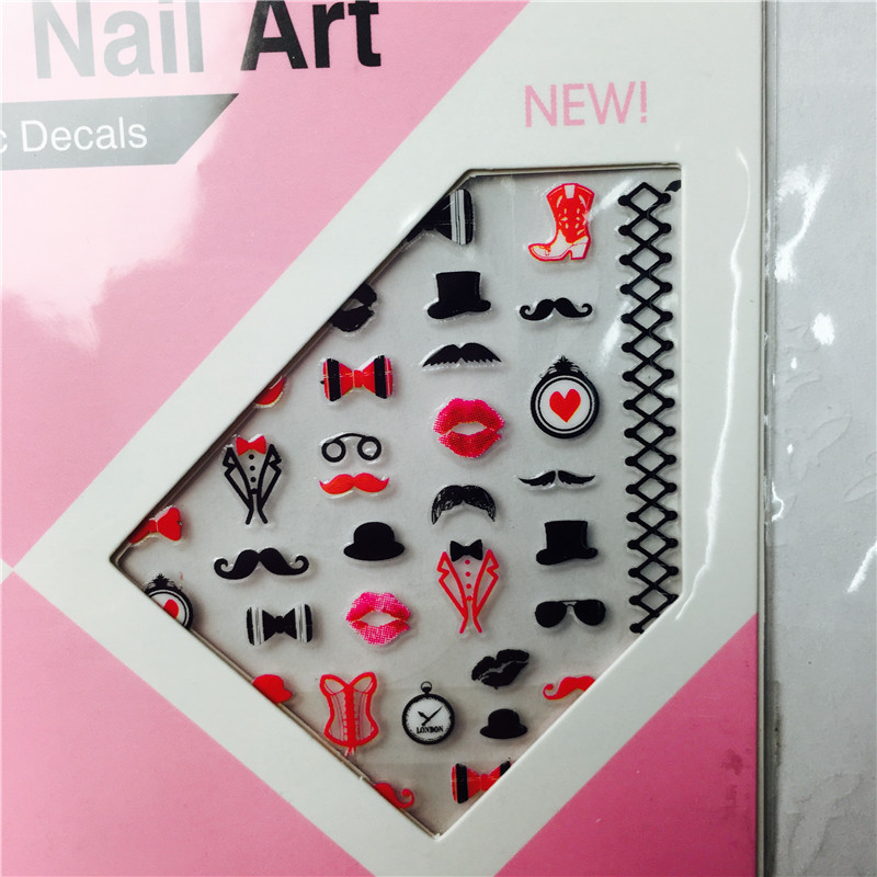 3D nail sticker waterproof durable pregnant women can be environmentally friendly3