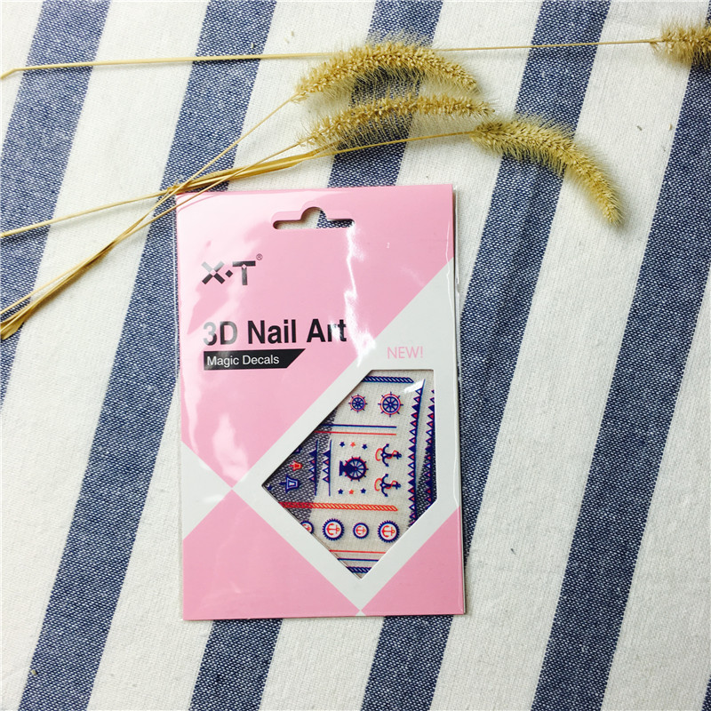 3D nail sticker waterproof durable pregnant women can be environmentally friendly3