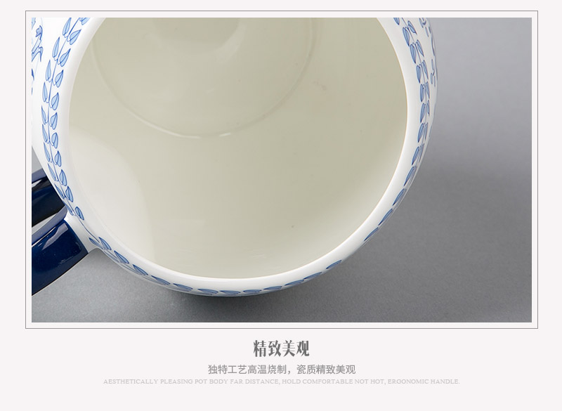 Princess milk cup orchid blue porcelain DYL136