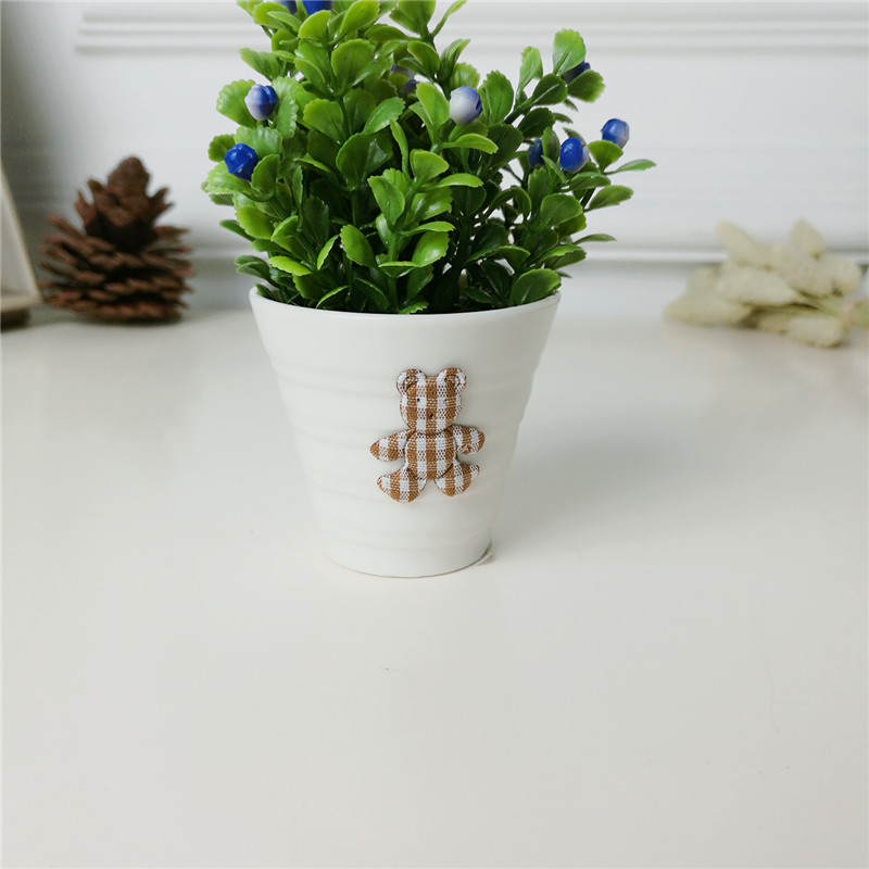 Pastoral simple creative office room simulation potted green plants and ornamental plants Home Furnishing soft decoration decoration2