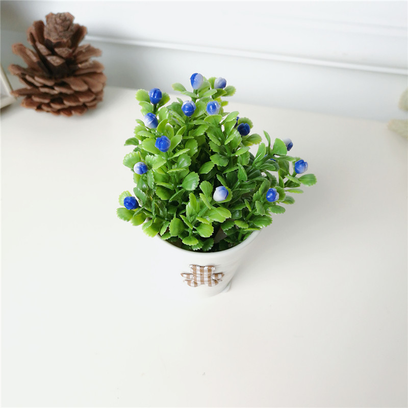 Pastoral simple creative office room simulation potted green plants and ornamental plants Home Furnishing soft decoration decoration3