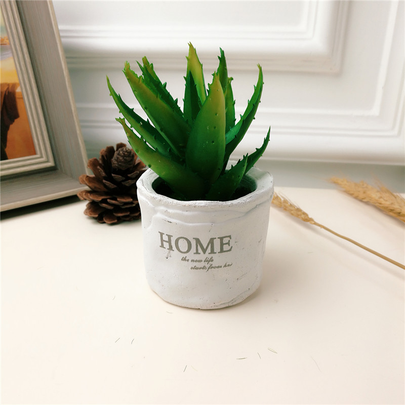 Pastoral simple creative office room simulation potted green plants and ornamental plants Home Furnishing soft decoration decoration1