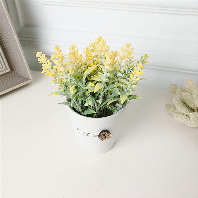 Pastoral simple creative office room simulation potted green plants and ornamental plants Home Furnishing soft decoration decoration3