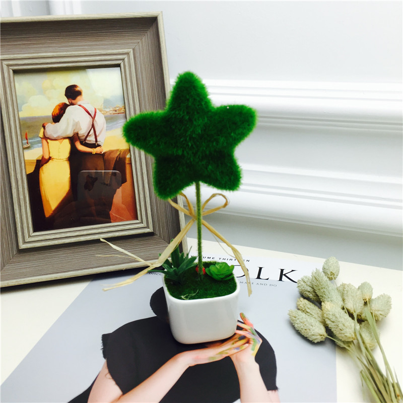 Pastoral simple creative office room simulation potted green plants and ornamental plants Home Furnishing soft decoration decoration5