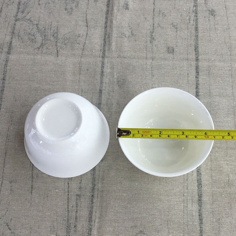 Pure white bone china ceramic grade Bone China proud 4.5 inch Jin Zhongwan1