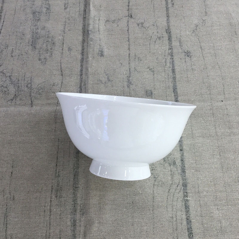 Pure white bone china proud ceramic grade Bone China 6 inch tall bowl2