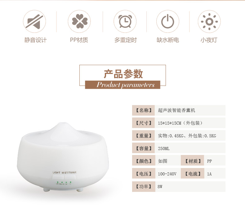 Chun Ying Chern ultrasonic intelligent aromatherapy machine HP-101C2