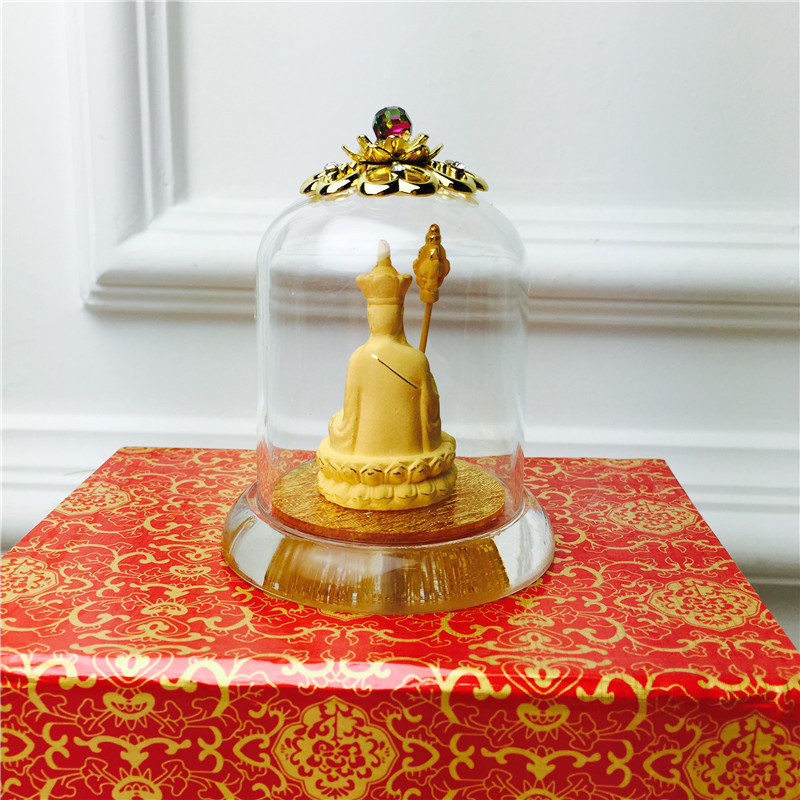 Chinese Feng Shui alluvial gold decoration craft gold Bodhisattva birthday too happy wedding gift3