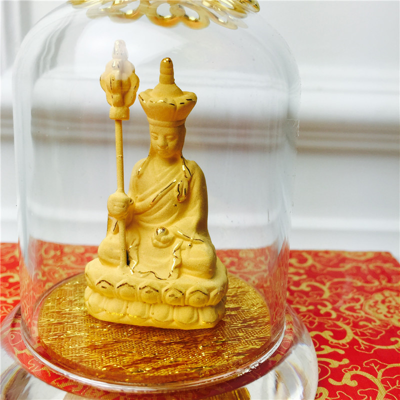 Chinese Feng Shui alluvial gold decoration craft gold Bodhisattva birthday too happy wedding gift4