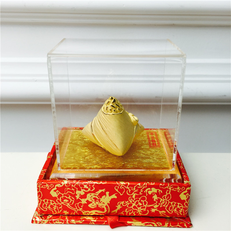 Chinese Feng Shui decoration craft gold alluvial gold dumplings festive wedding gifts birthday birthday2